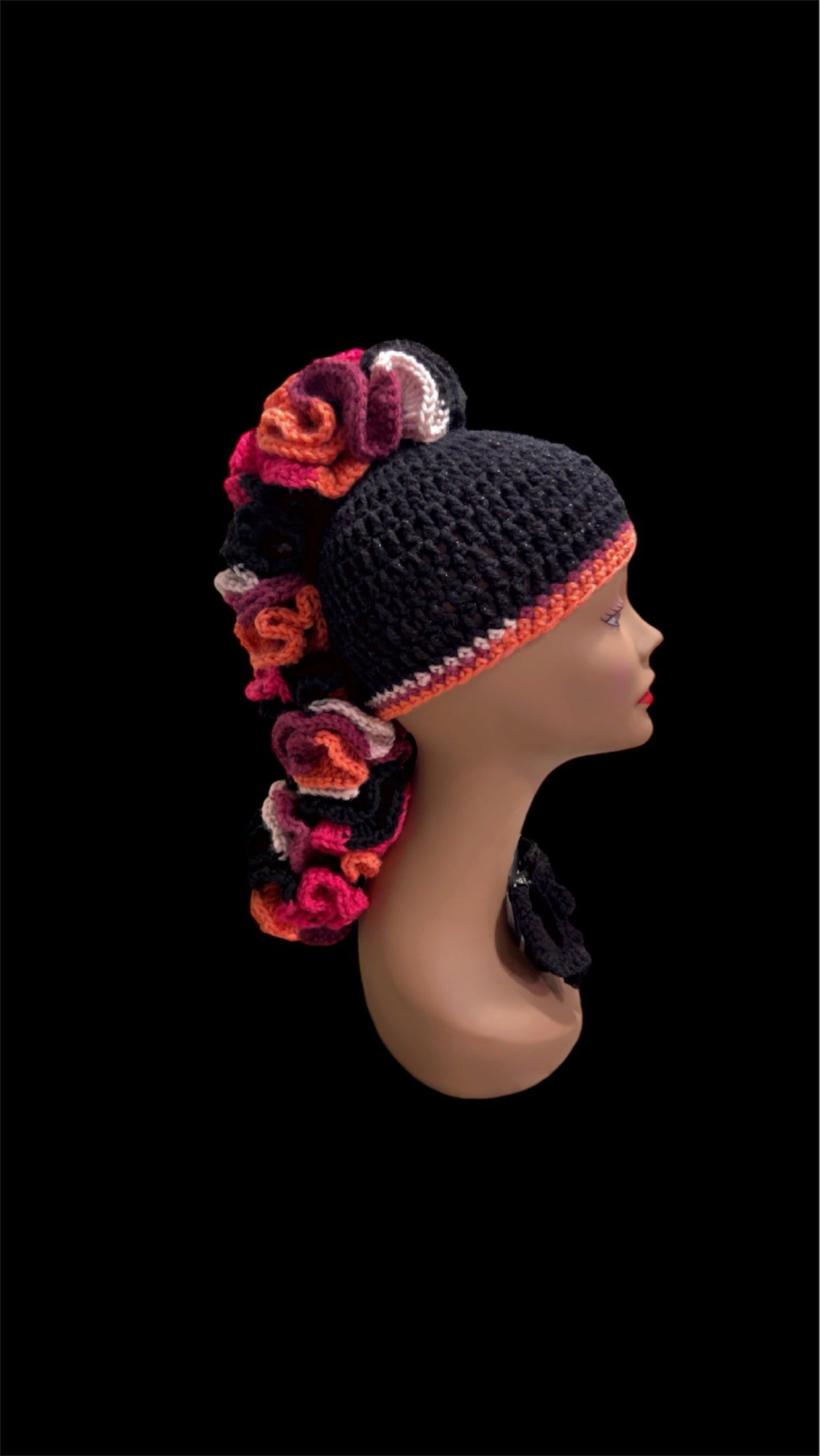 Ponytail Ruffle Hat