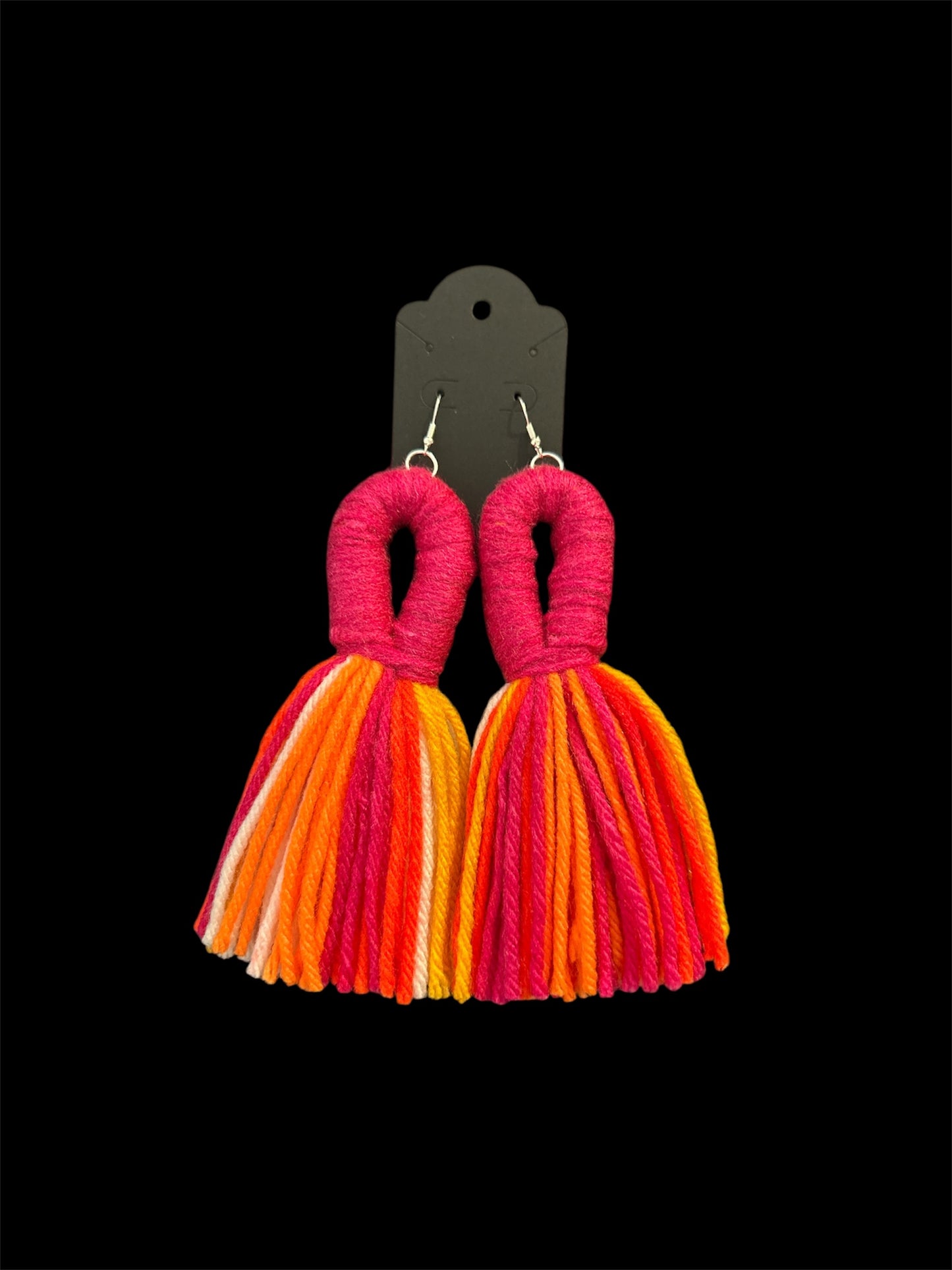 Multicolor Tassel Earrings