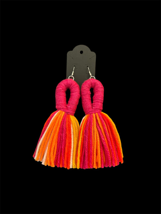 Multicolor Tassel Earrings