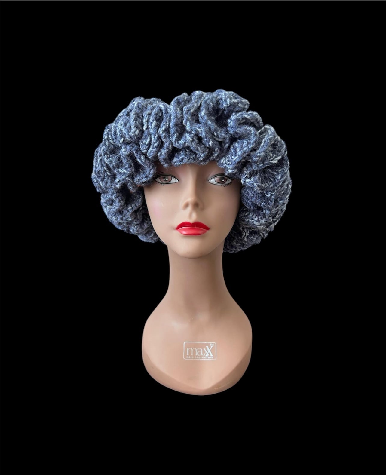 Denim Ruffle Hat